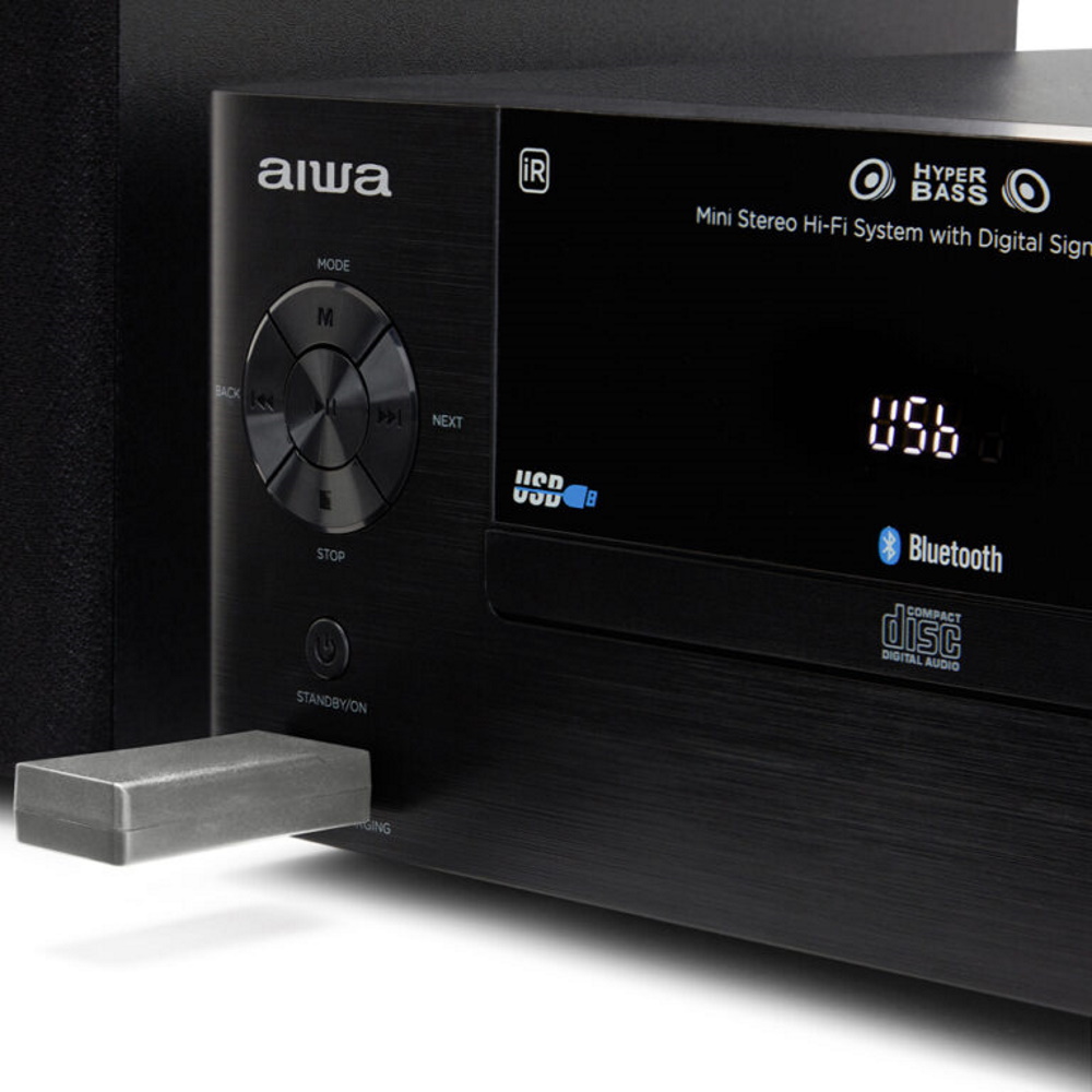 תמונה של מערכת סטריאו דינאמית aiwa 120w