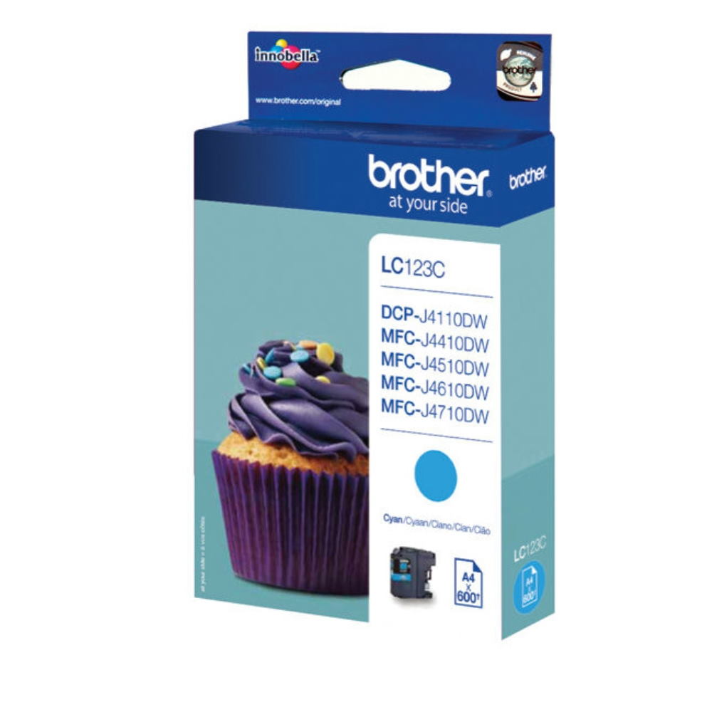 ראש דיו כחול מקורי Brother &lrm;LC123C