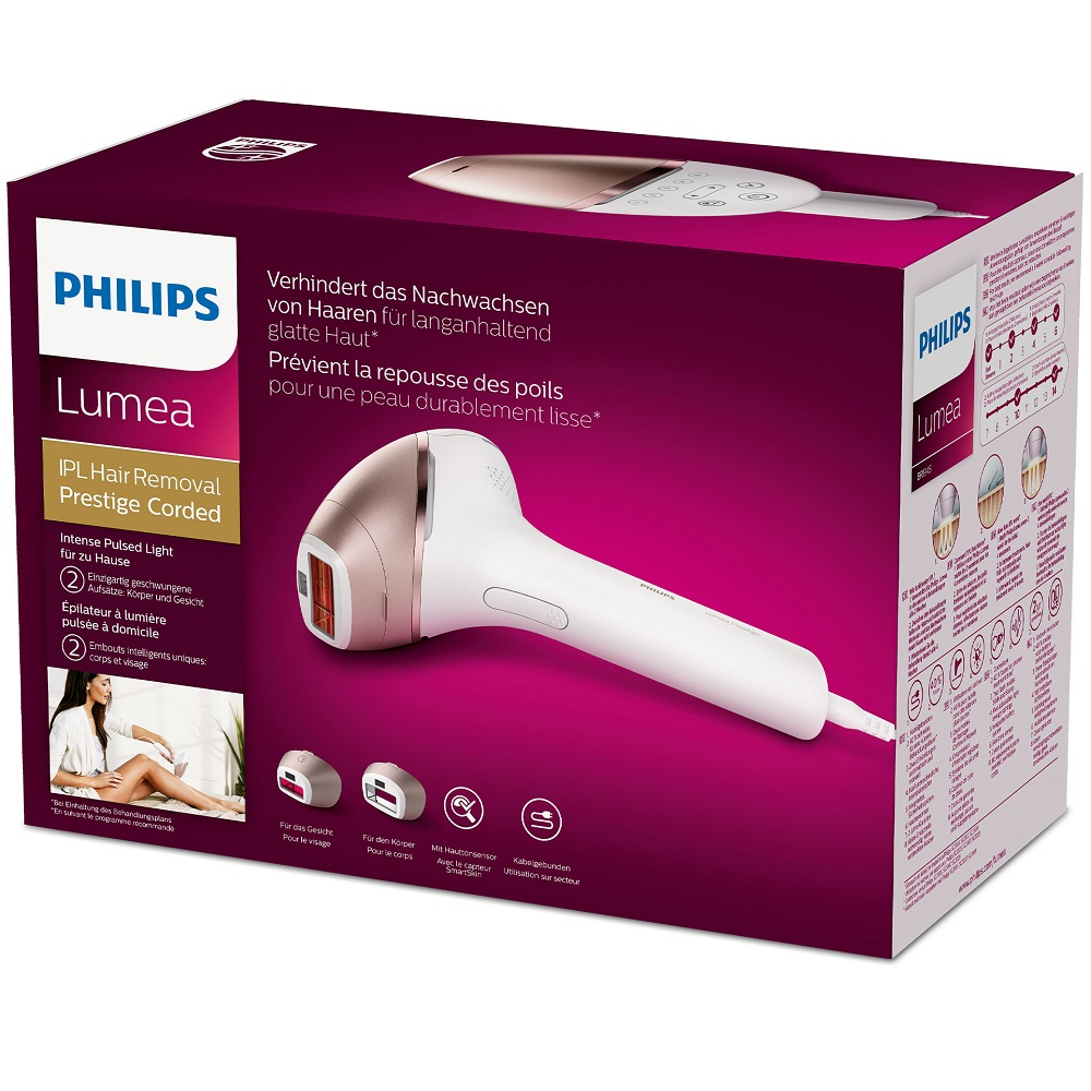 תמונה של מסיר שיער בטכנולוגיית philips ipl