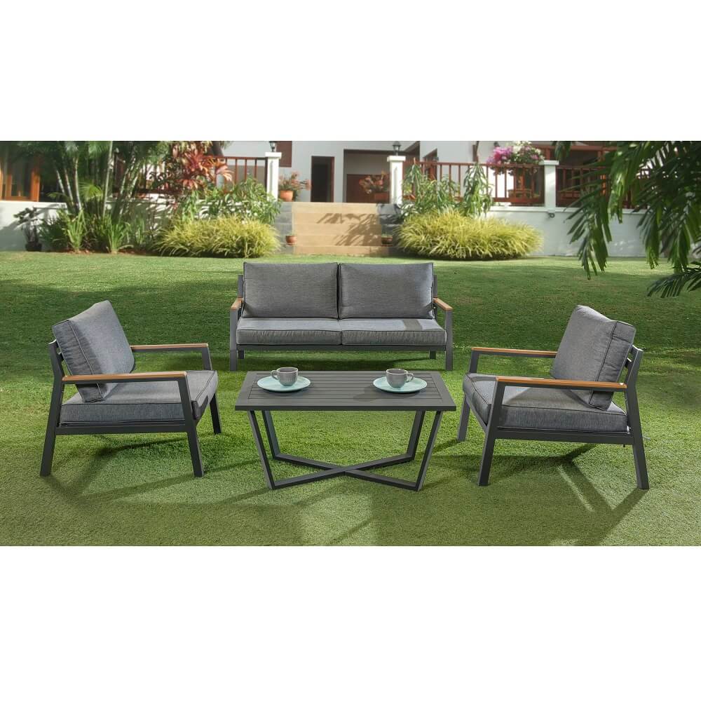 מערכת ישיבה 4 חלקים מאלומיניום australia garden