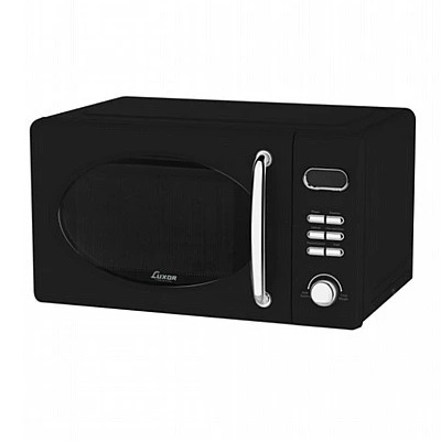 מיקרוגל דיגיטלי 20 ליטר בעיצוב רטרו Luxor &lrm;20UX35-L שחור