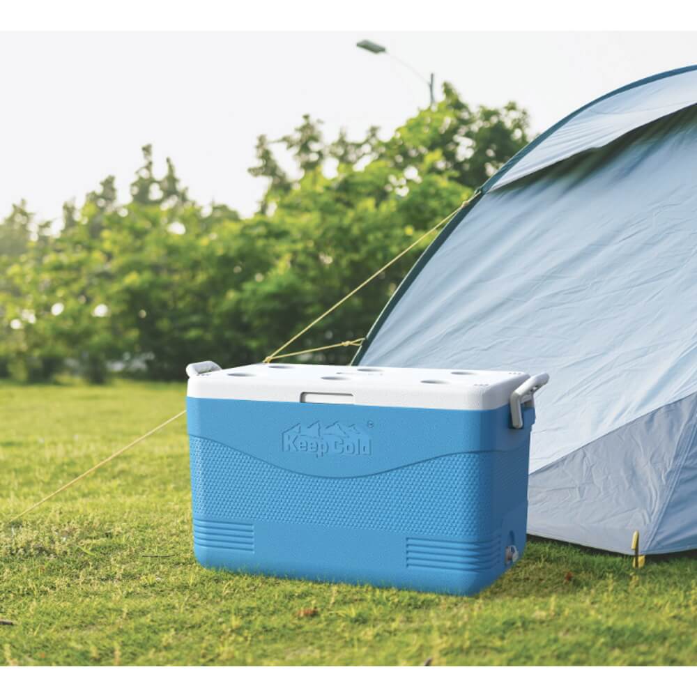 צידנית 60 ליטר כולל מחזיקי כוסות keepcold