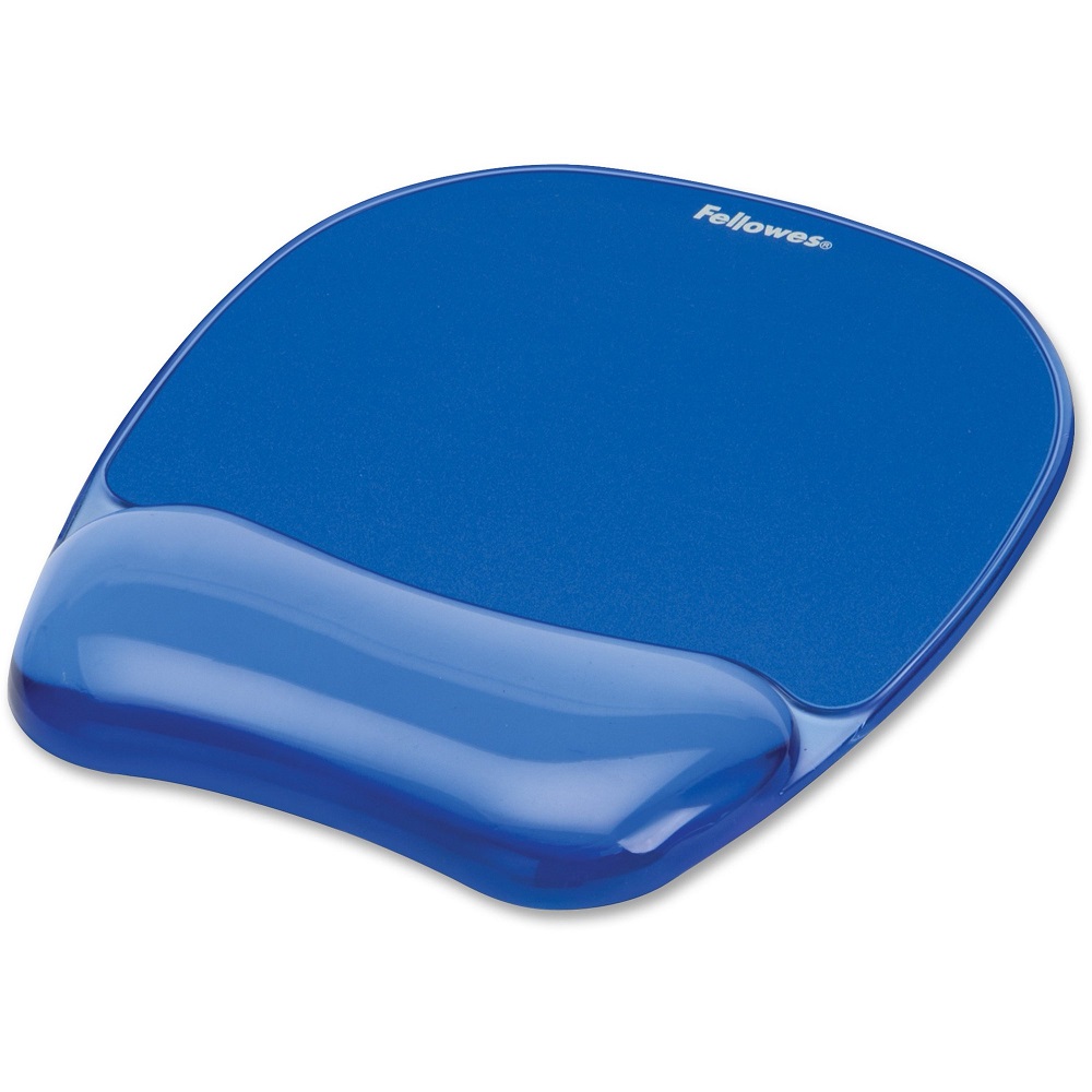 crystal gel mouse pad כחול fellowes