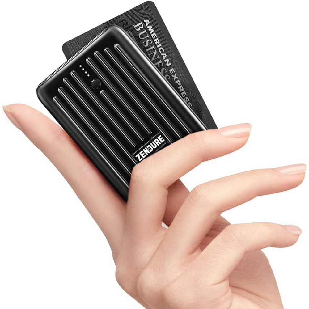 סוללת גיבוי מוקשחת ניידת 10000mah כולל חיבור zendure usb-a/usb-c