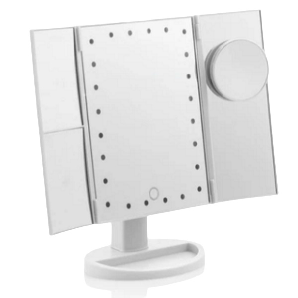 מראת איפור כולל הגדלה ותאורת innovagoods led