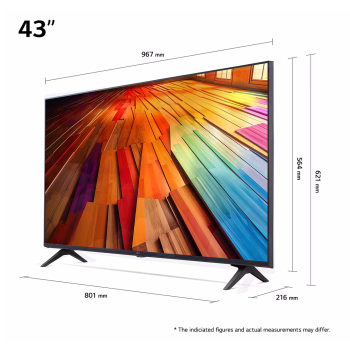 טלוויזיה חכמה 43 lg uhd 4k 