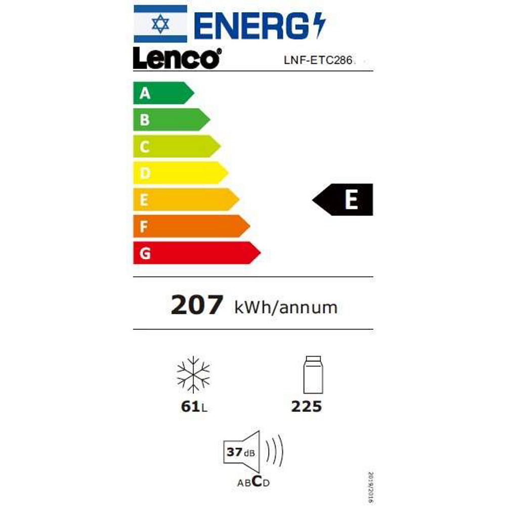 תווית אנרגיה - lnf-etc286s