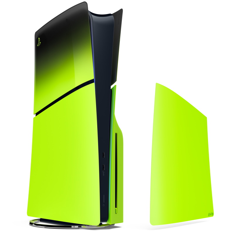 כיסוי לקונסולת משחקים Sony - מכירה מוקדמת &lrm;PS Cover Set Remix Green