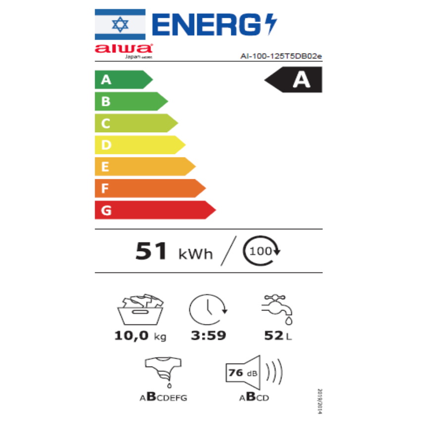 תווית אנרגיה - ai-100-125t5db02e aiwa