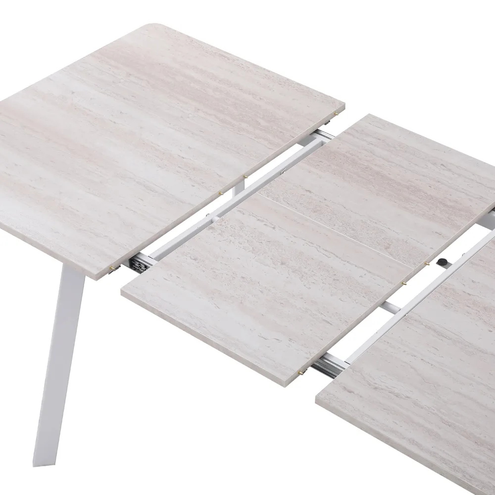 פינת אוכל מעוצבת נפתחת כולל 4 כיסאות home decor