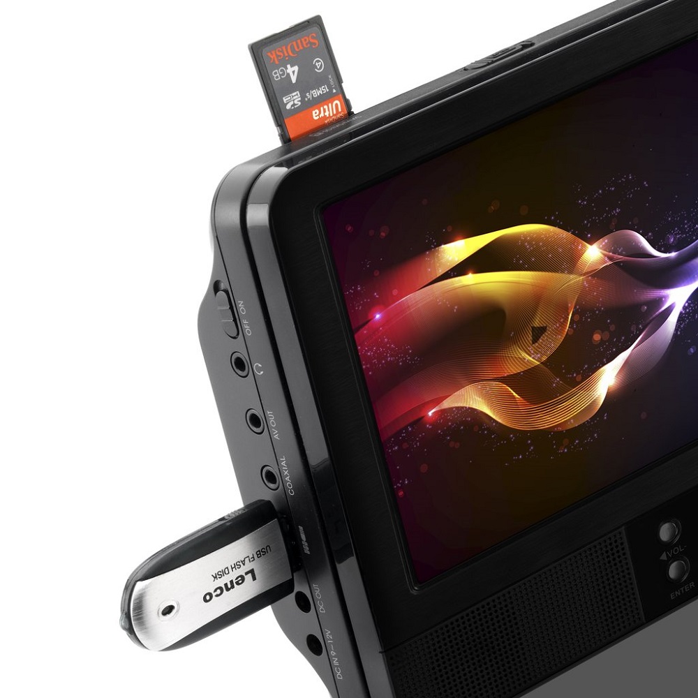 תמונה של נגן דיסקים נייד כולל חיבור lenco usb