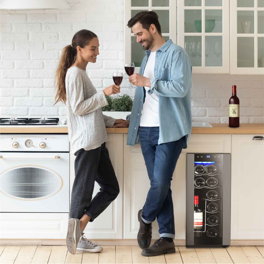 מקרר יין 12 בקבוקים sirius living