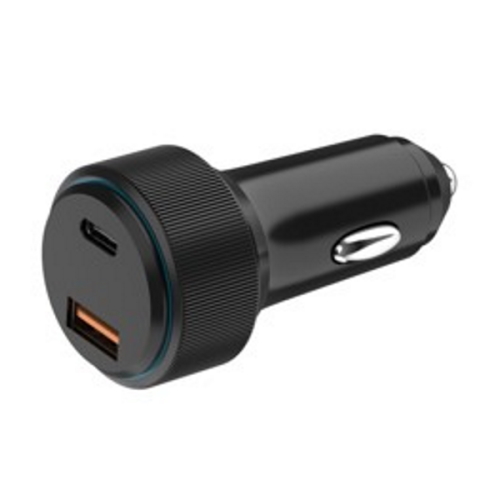 ראש מטען לרכב 48W כולל 2 יציאות Mower USB-A+USB-C &lrm;572990