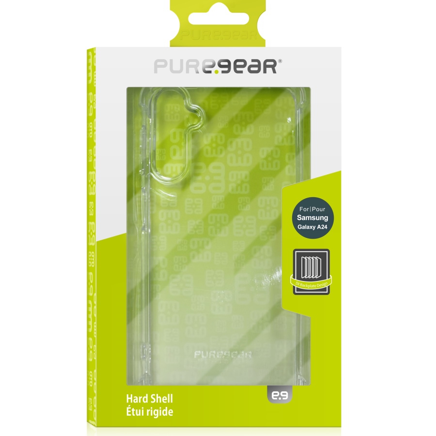 galaxy a24 - hard shell שקוף puregear