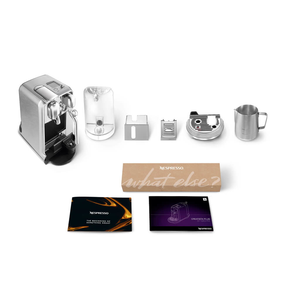 מכונת קפה כולל מקציף חלב מובנה nespresso
