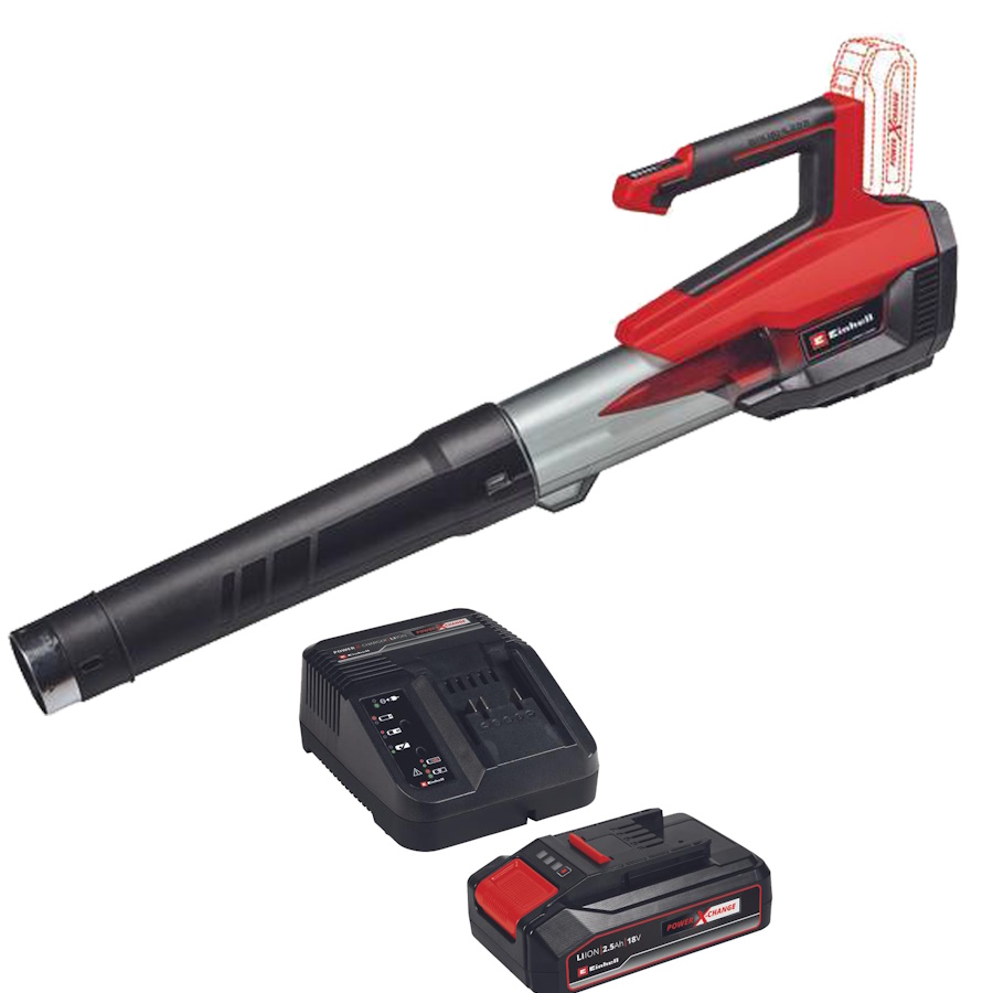 מפוח עלים נושף טורבו עוצמתי Einhell 18V &lrm;GP- LB 18-200 LI E KIT 2.5Ah