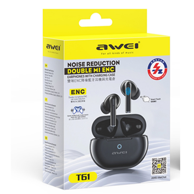 t61 enc שחור awei