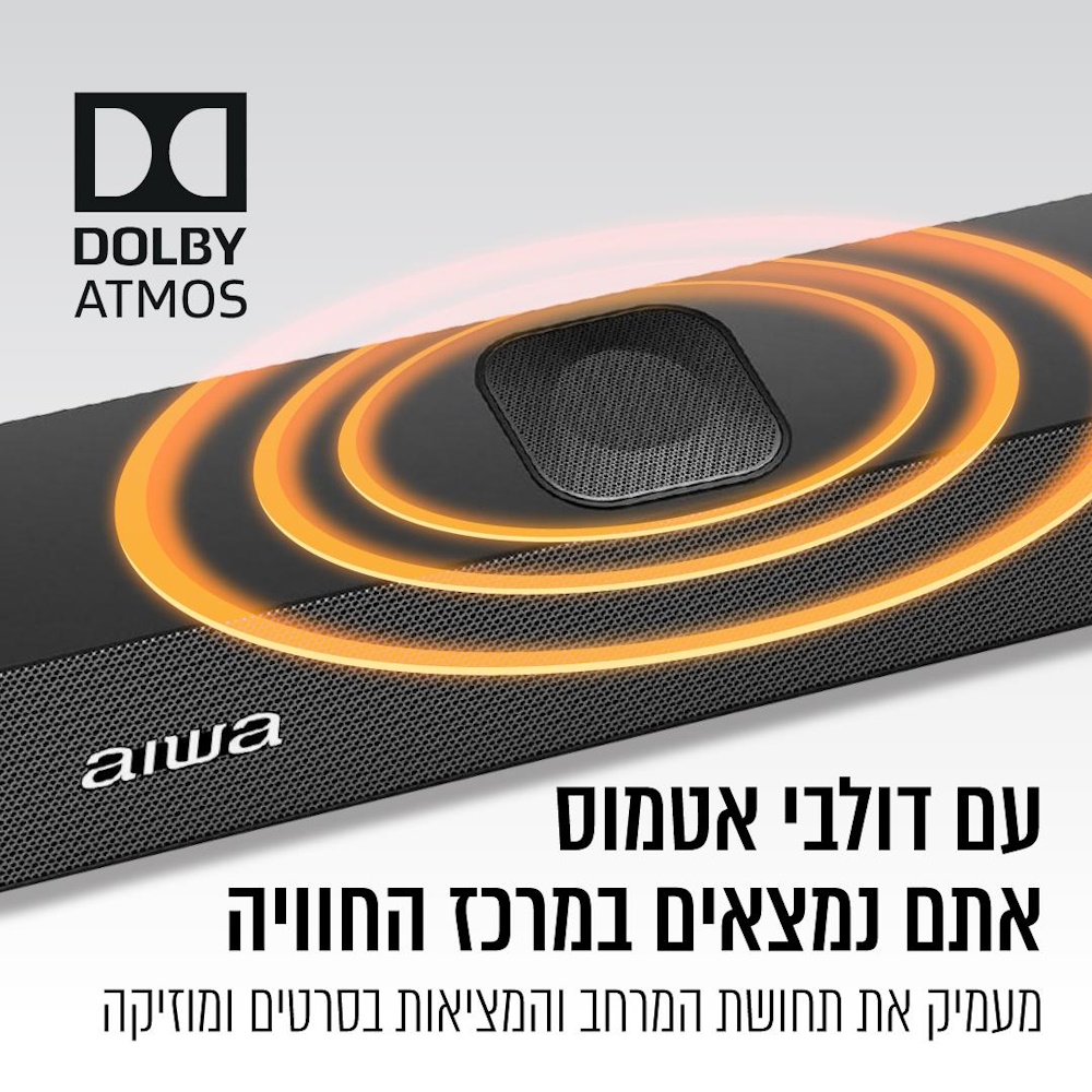 מקרן קול 2.1.2 ערוצים כולל סאבוופר אלחוטי aiwa