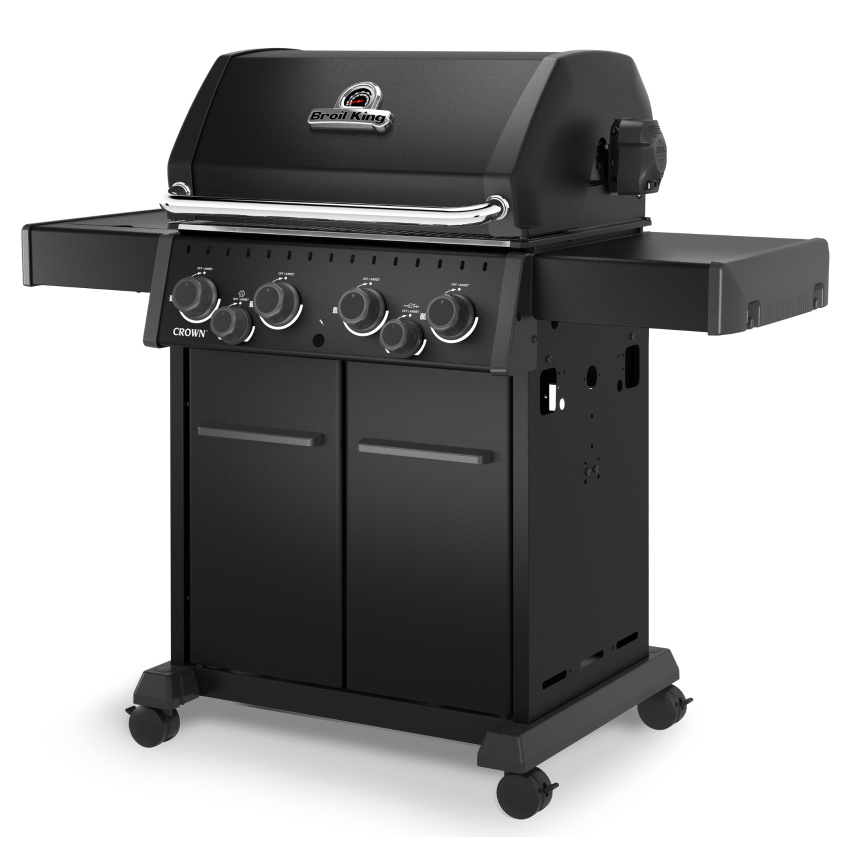 גריל גז 4 מבערים כולל כירת צד ושיפוד Broil King &lrm;Crown 490 - 129314