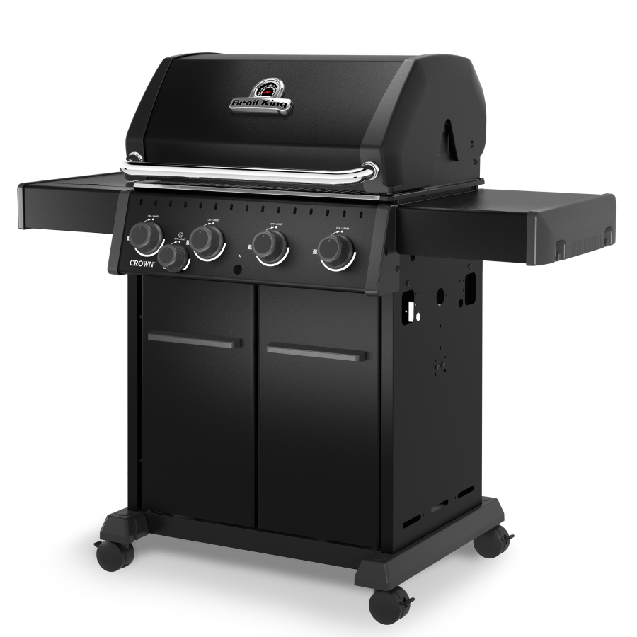 סרטון - גריל גז 4 מבערים כולל כירת צד broil king  ברויל קינג  crown 440 - 129315