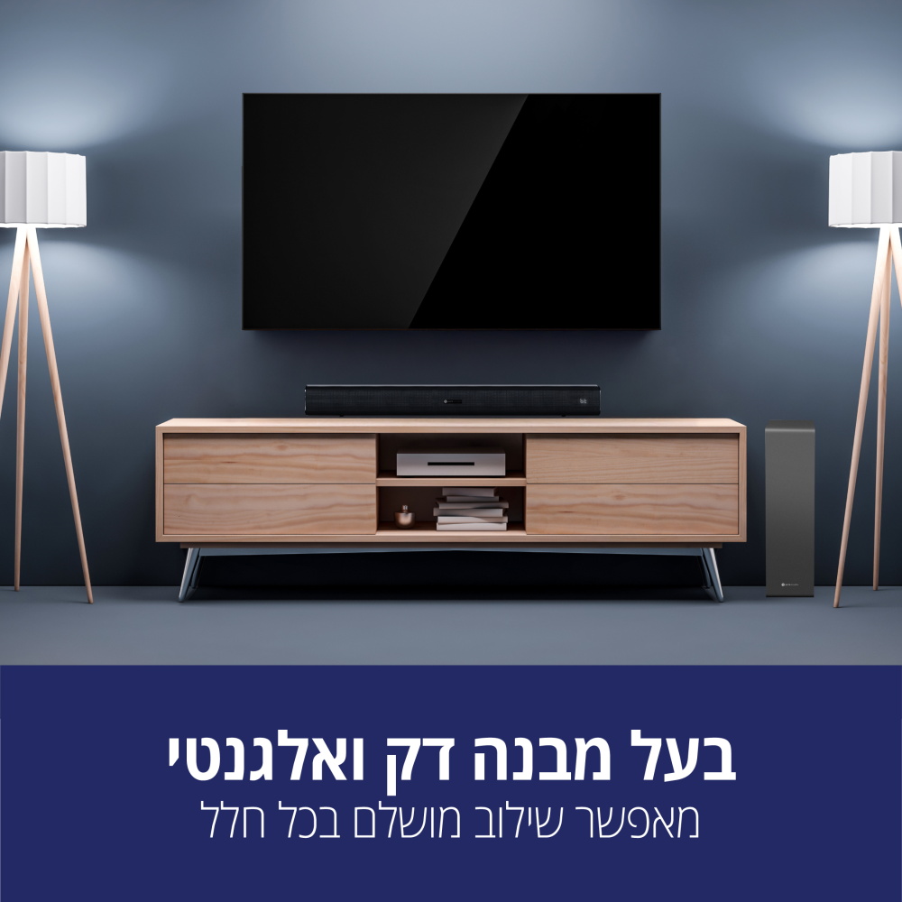 מקרן קול 2.1 כולל סאבוופר pure acoustics
