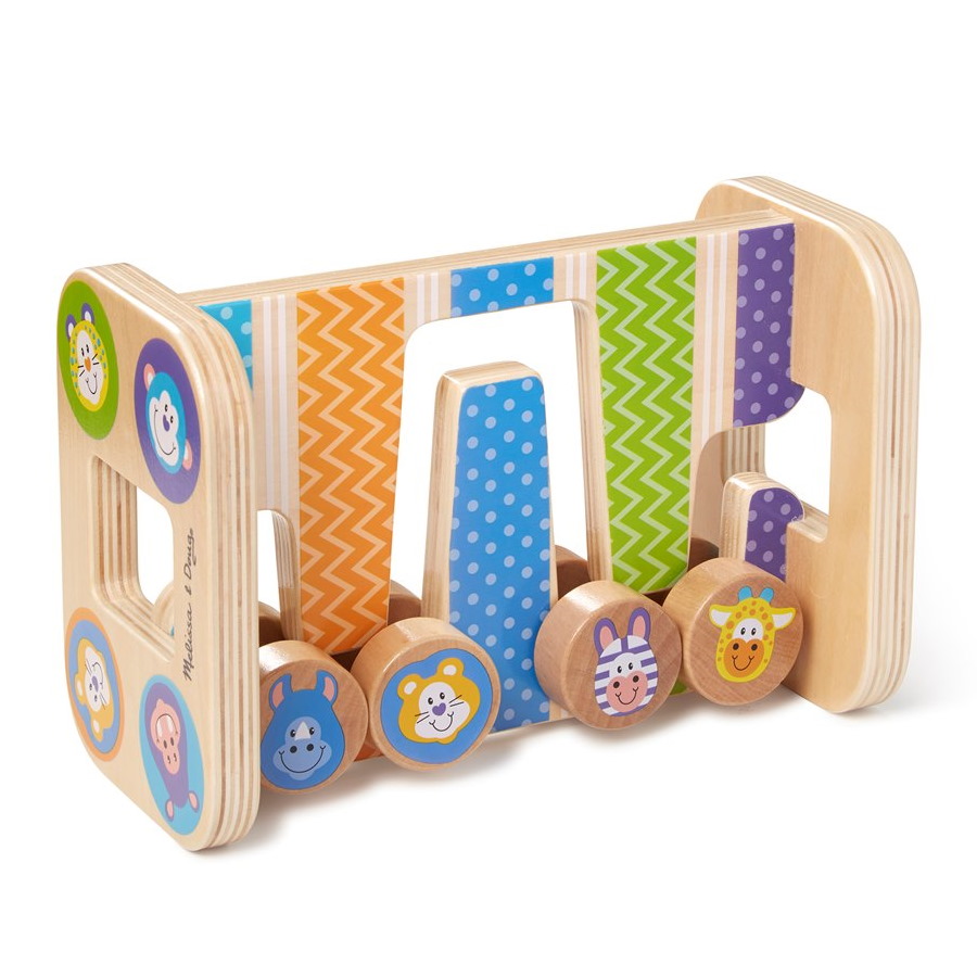 מגדל זיג-זג חיות melissa&doug