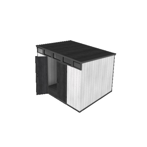מחסן פלסטיק kingcenter pent 10x8