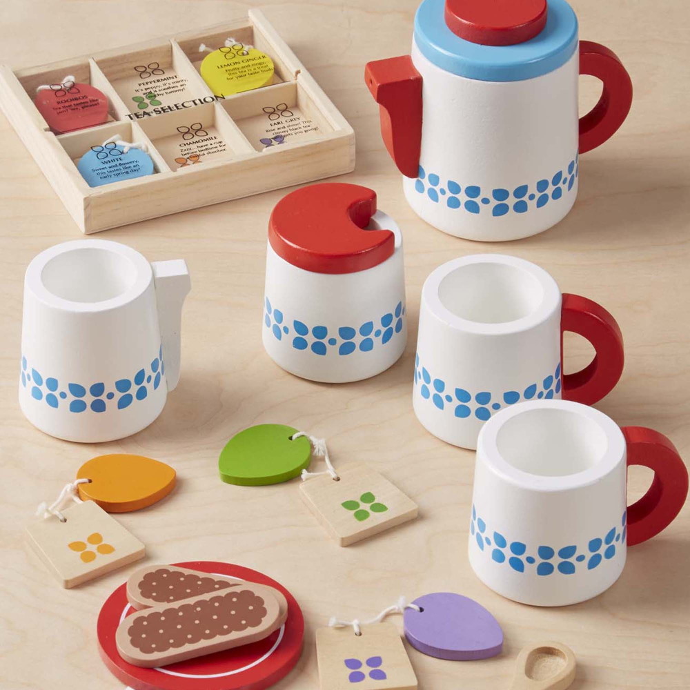 מארז כלי תה מעץ melissa&doug