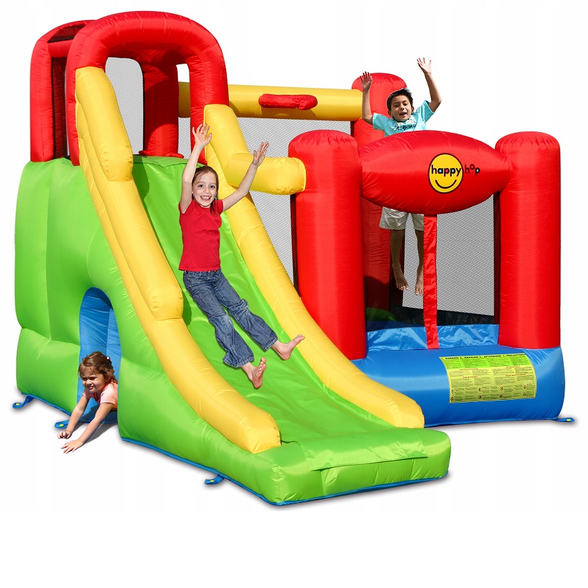 מתקן מתנפח לילדים Happy Hop &lrm;Six In One Play Center 9060