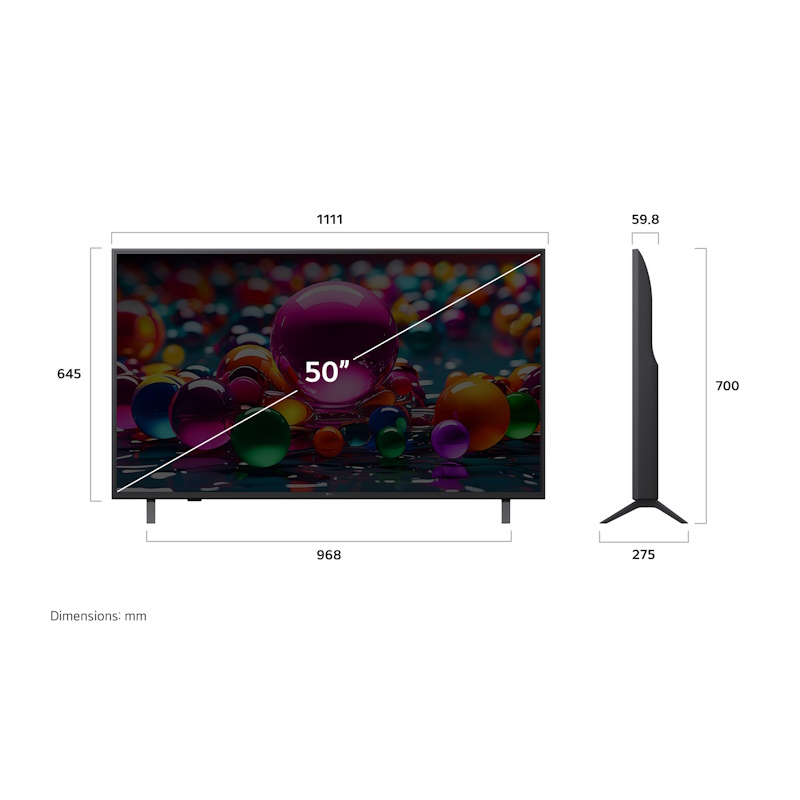 טלוויזיה חכמה 55 4k uhd ‏lg