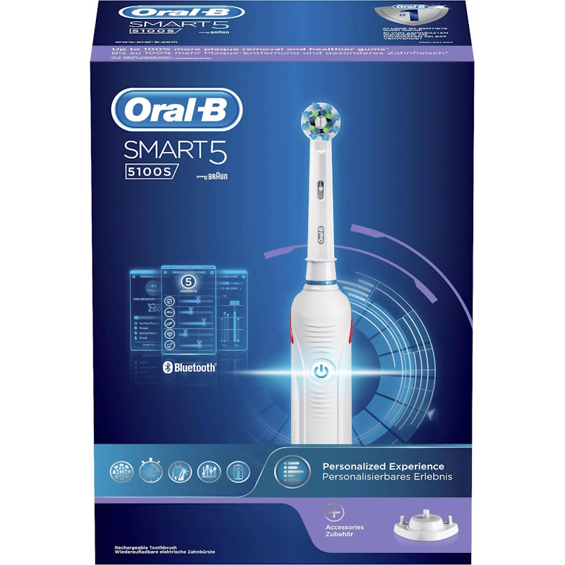 תמונה של מברשת שיניים חשמלית כולל 3 ראשים oral-b