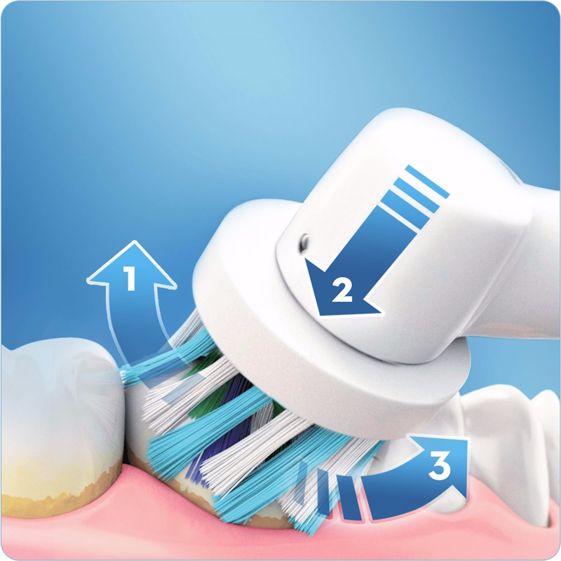 מברשת שיניים חשמלית כולל 3 ראשים oral-b