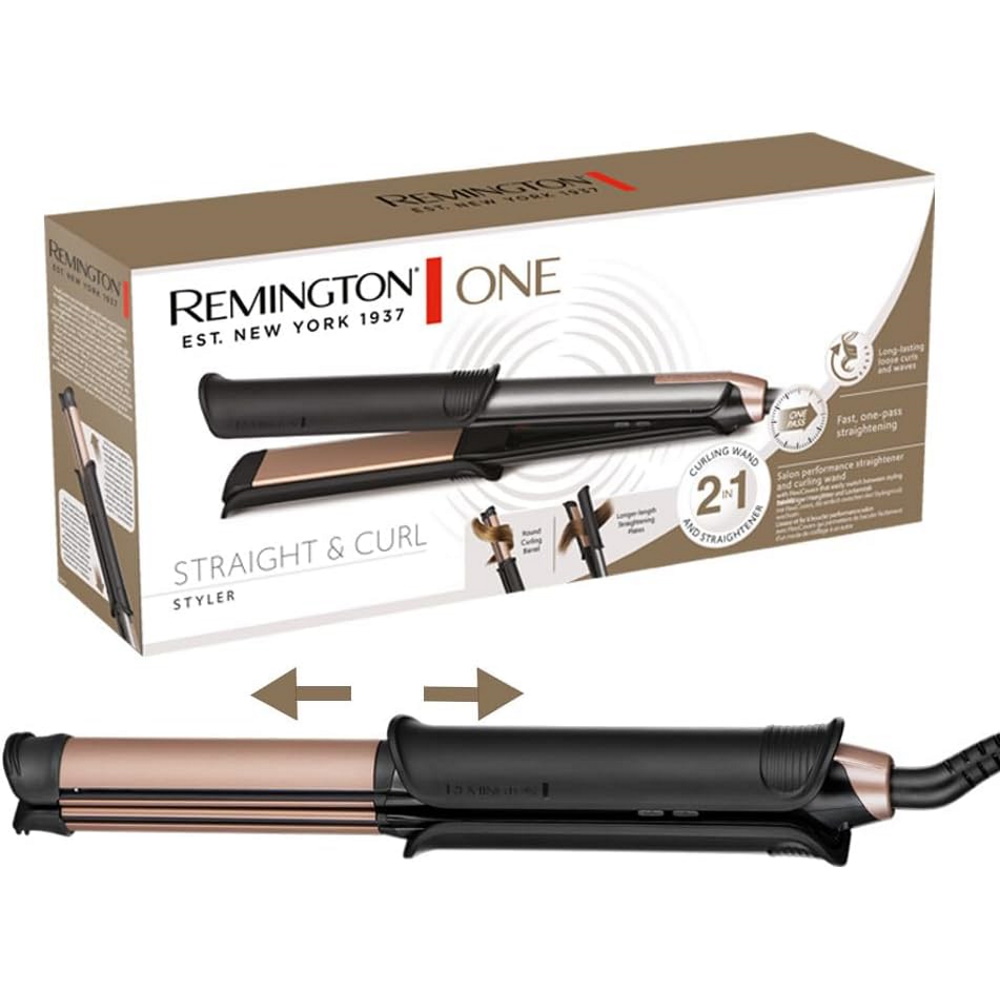 מחליק ומסלסל שיער 2 ב-1 remington