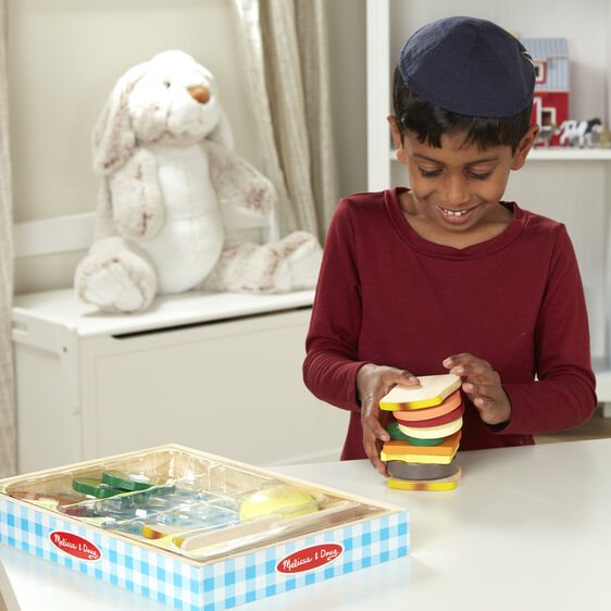 תמונה של משחק הכנת כריכים עשוי עץ melissa&doug