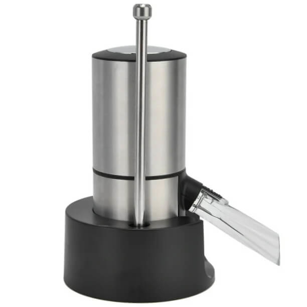 משאבת אוורור ומזיגה חשמלית לבקבוק יין tekno.