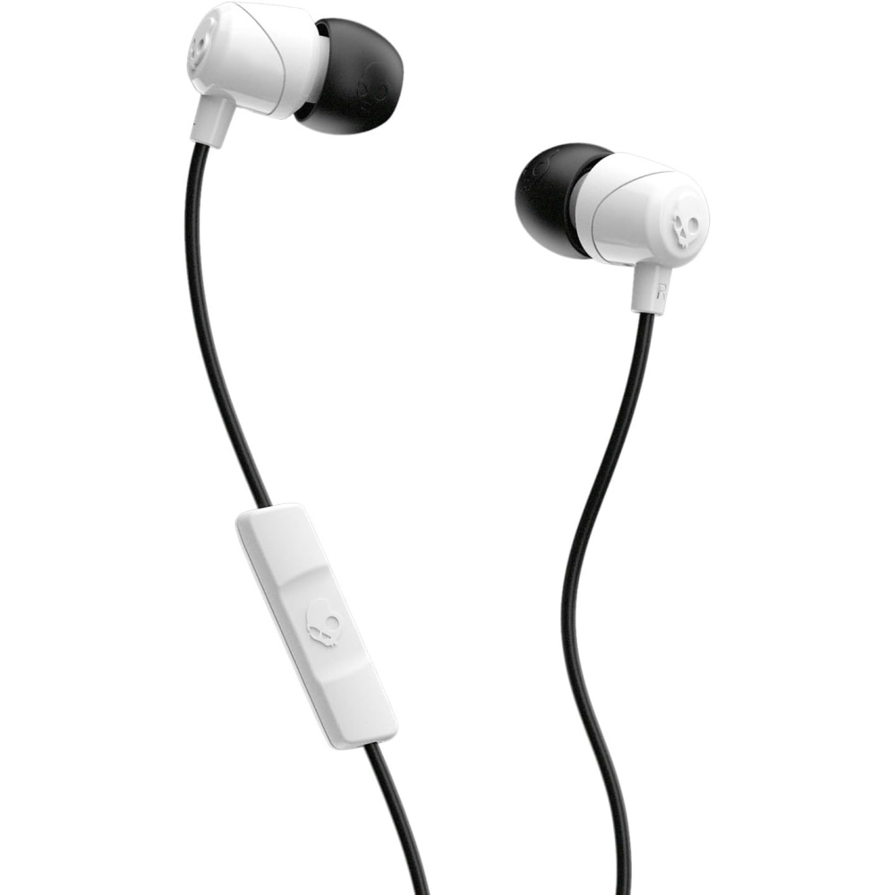 אוזניות חוטיות Skullcandy &lrm;JIB שחור משולב לבן