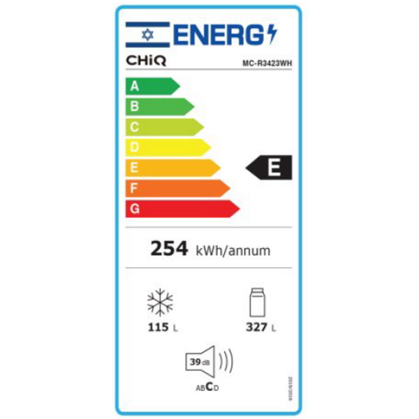 תווית אנרגיה - mc-r3423wh לבן chiq