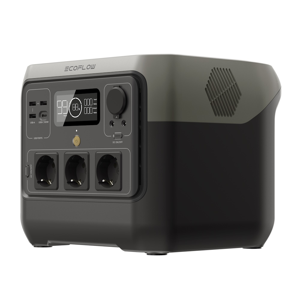 תחנת כוח ניידת EcoFlow 800W-1600W 768Wh &lrm;River2 Pro