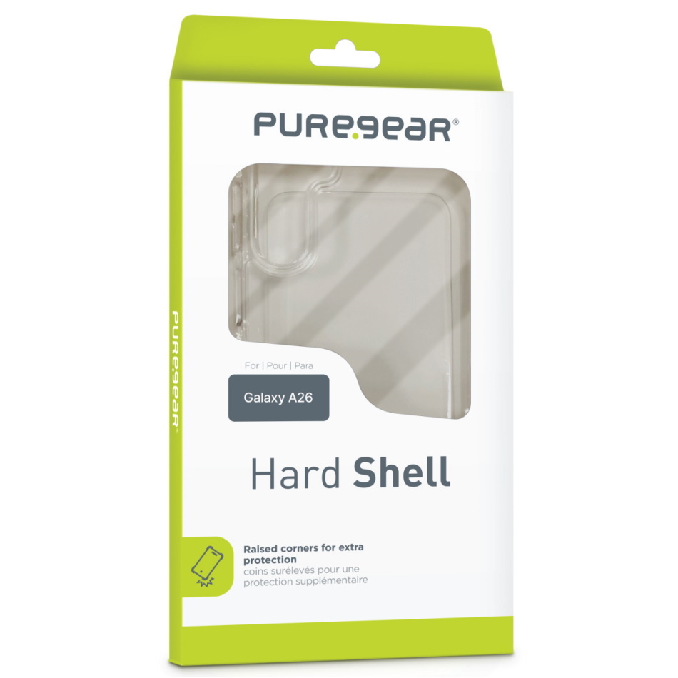 תמונה של כיסוי אחורי שקוף לגלקסי puregear a26