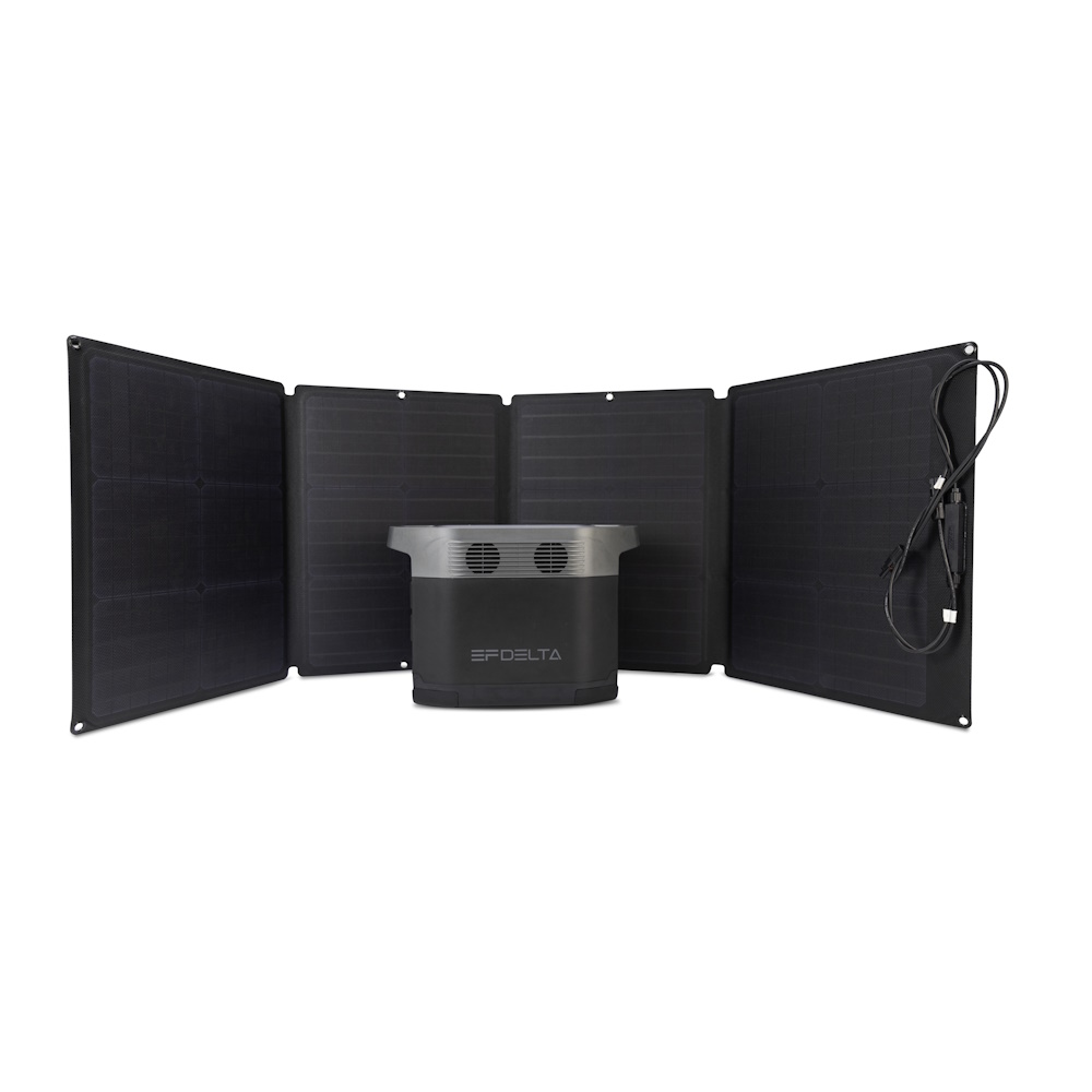פאנל סולארי מתקפל ecoflow 110w