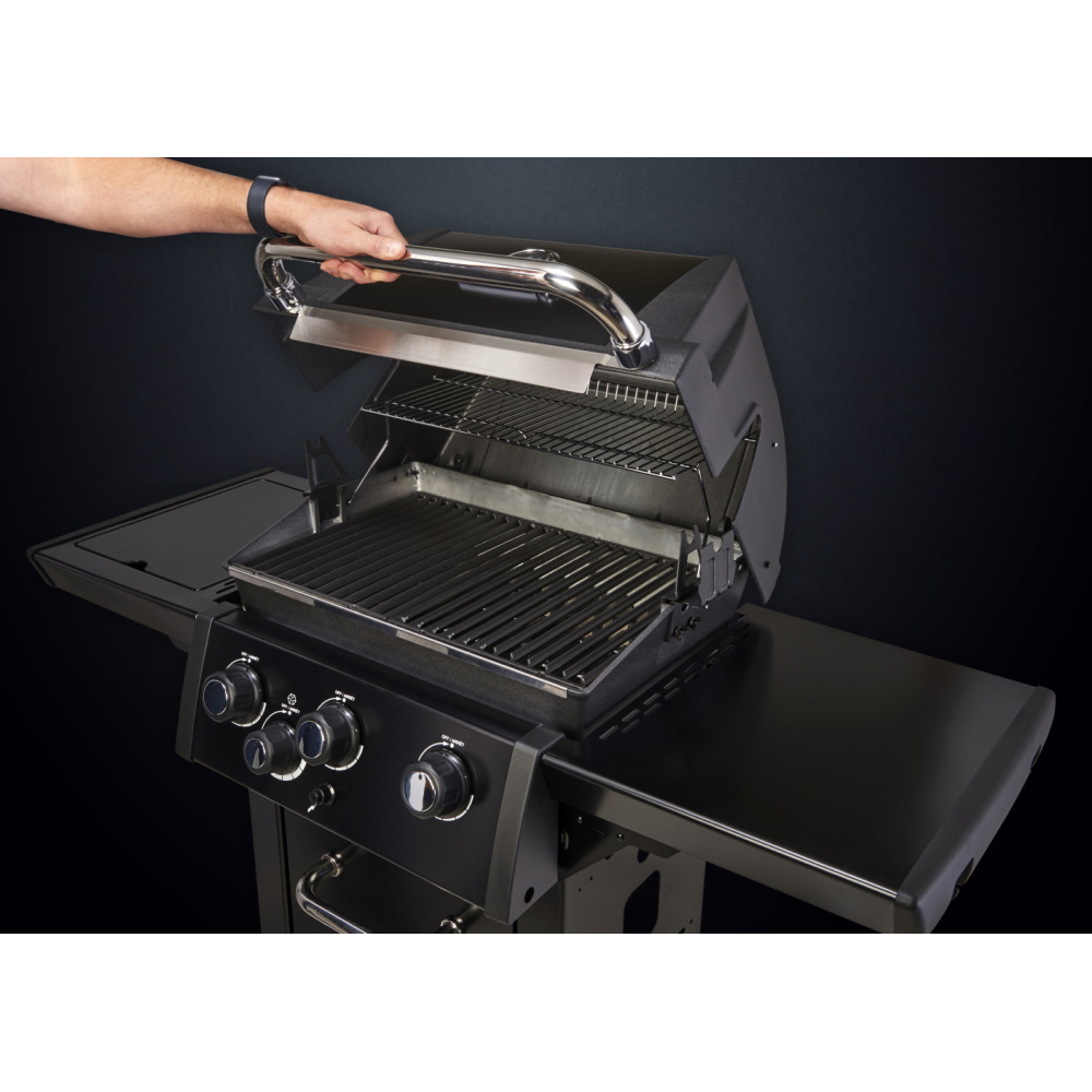 גריל גז 3 מבערים כולל כירת צד broil king