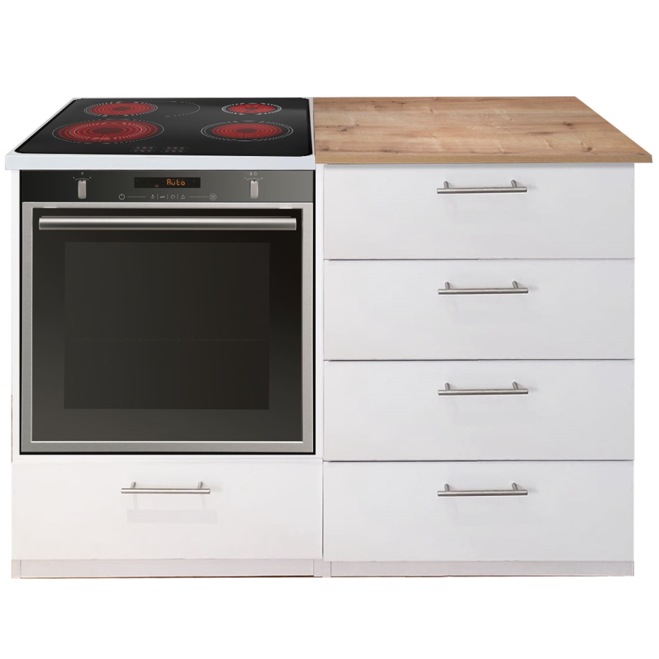 אי אחסון למטבח משולב תנור וכיריים בילט אין Aveam &lrm;99022