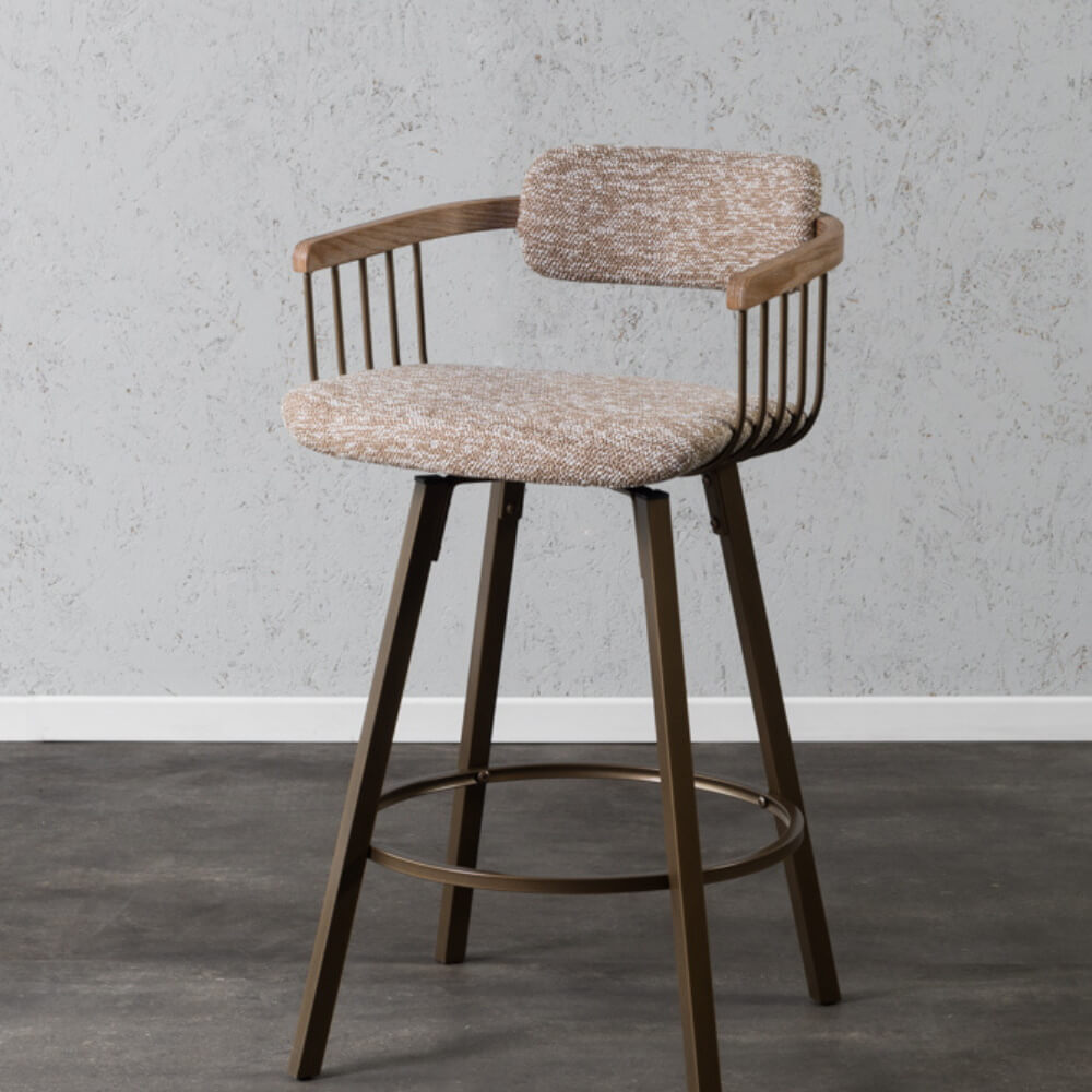 כסא בר מעוצב Country Chic &lrm;JY3146X2-T051 Topic170