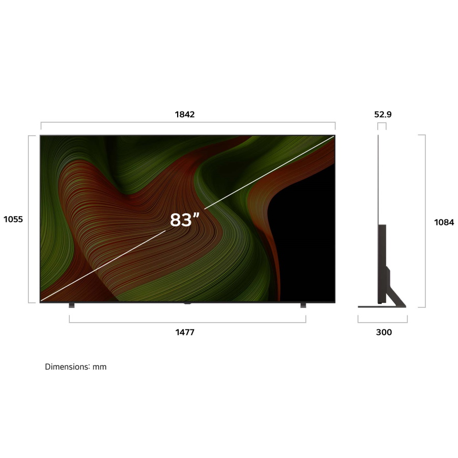 טלוויזיה חכמה 83 lg 4k oled