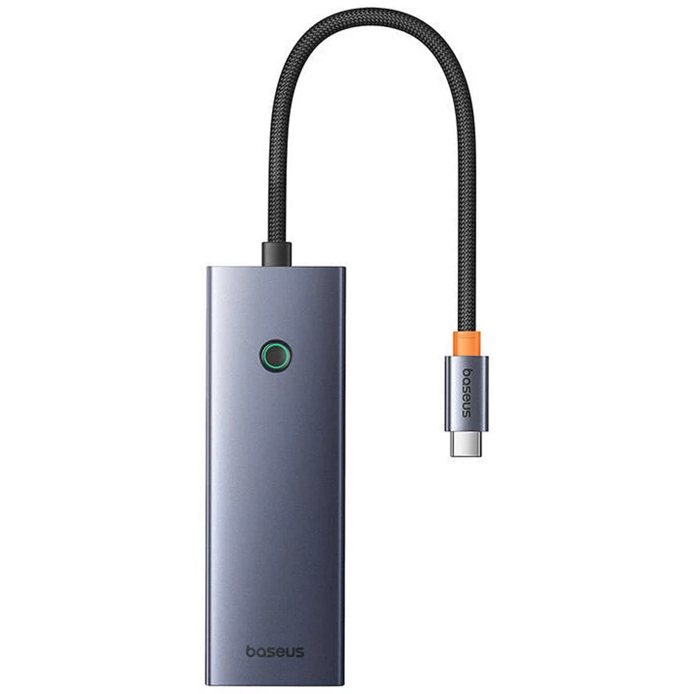 ultrajoy hub adapter type-c to usb3.0*3 rj45*1 pd*1 baseus