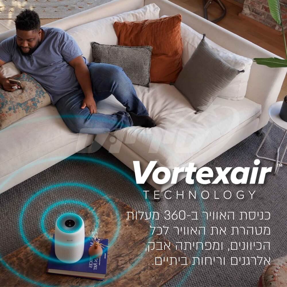 מטהר אוויר מיני levoit hepa