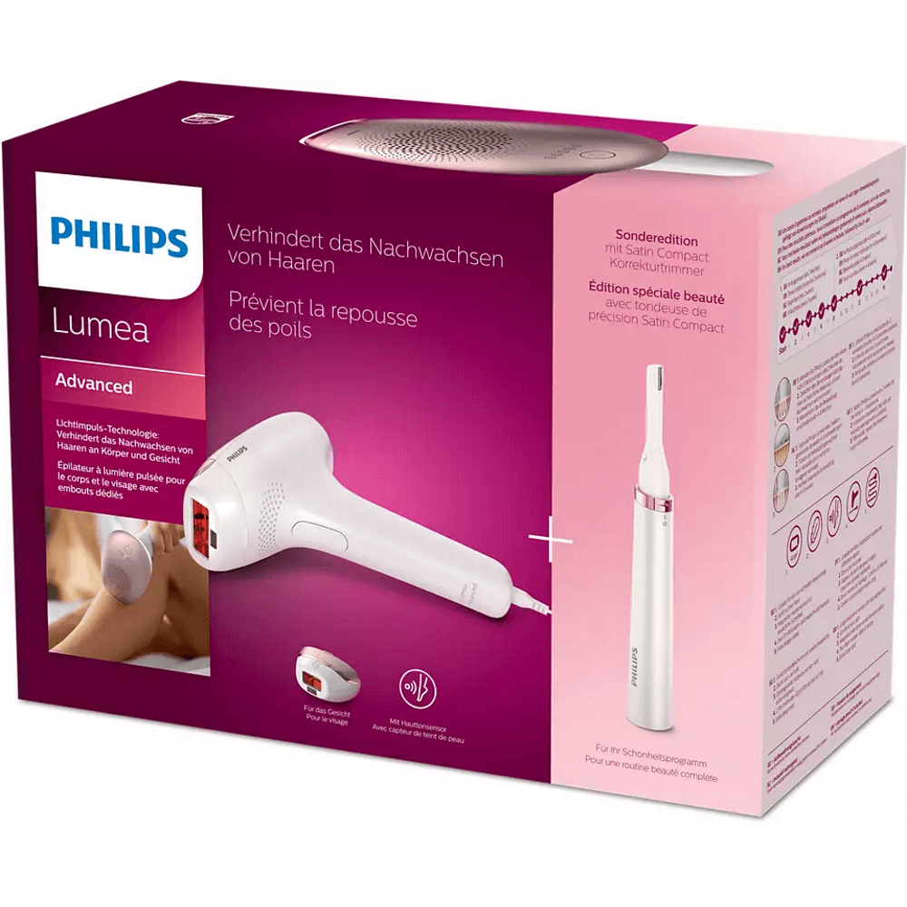 מסיר שיער בטכנולוגיית philips ipl