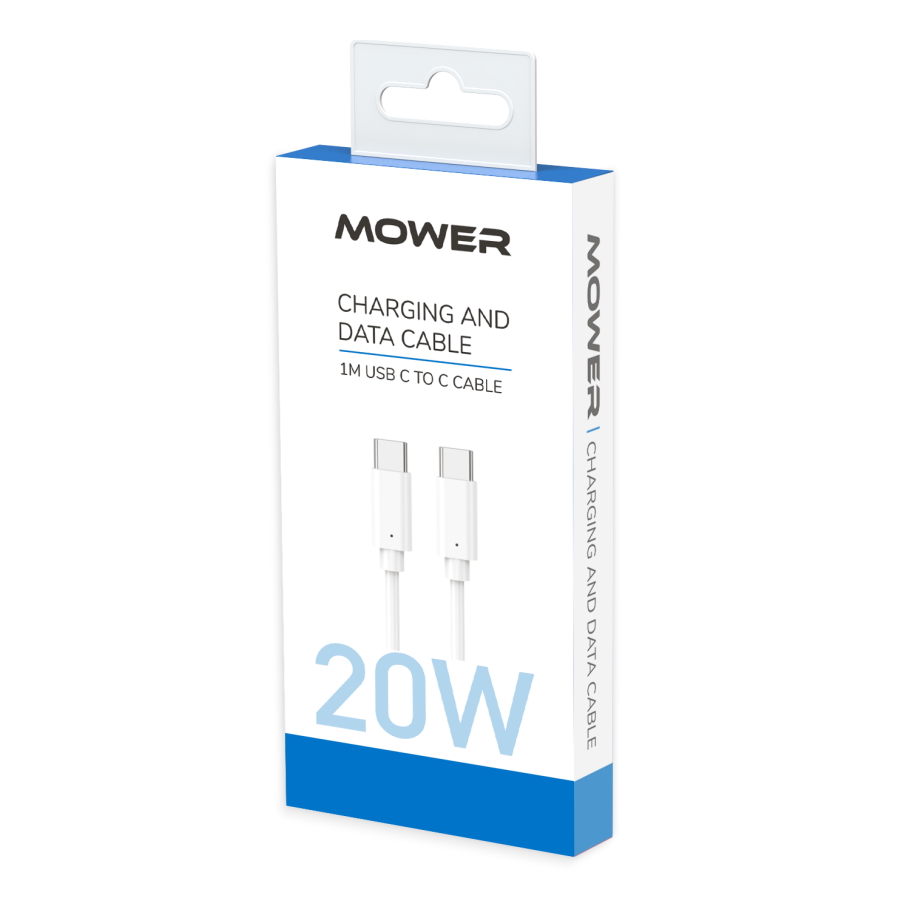 כבל טעינה וסנכרון USB-C ל-USB-C באורך מטר Mower &lrm;562653