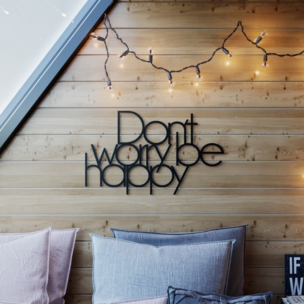 דקורציה לקיר Homax &lrm;Don’t worry be happy LA13
