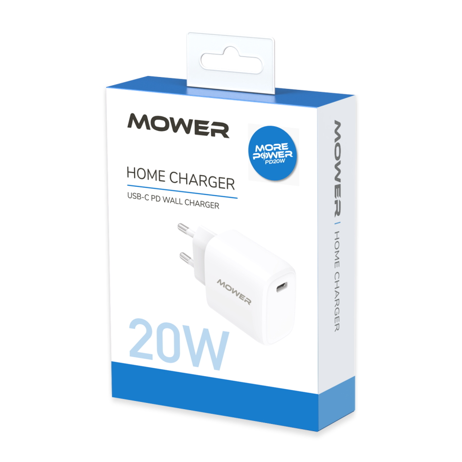 ראש מטען מהיר Mower 20W PD USB-C &lrm;572886